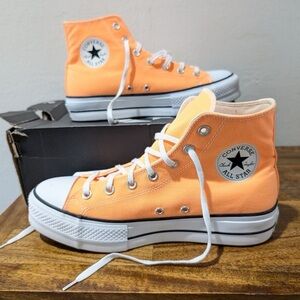 Orange Platform Converse